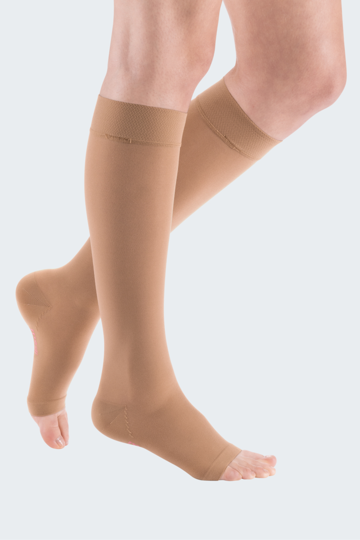 Mi-bas de contention medi Élégance classe 3 pied ouvert – Femme